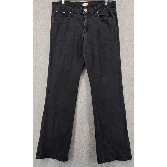 Zoey Beth Pants - Vtg Y2K Zoey Beth Pants‎ Women Sz 11/12 Black Bootcut Mid 32x29" Work Stretch